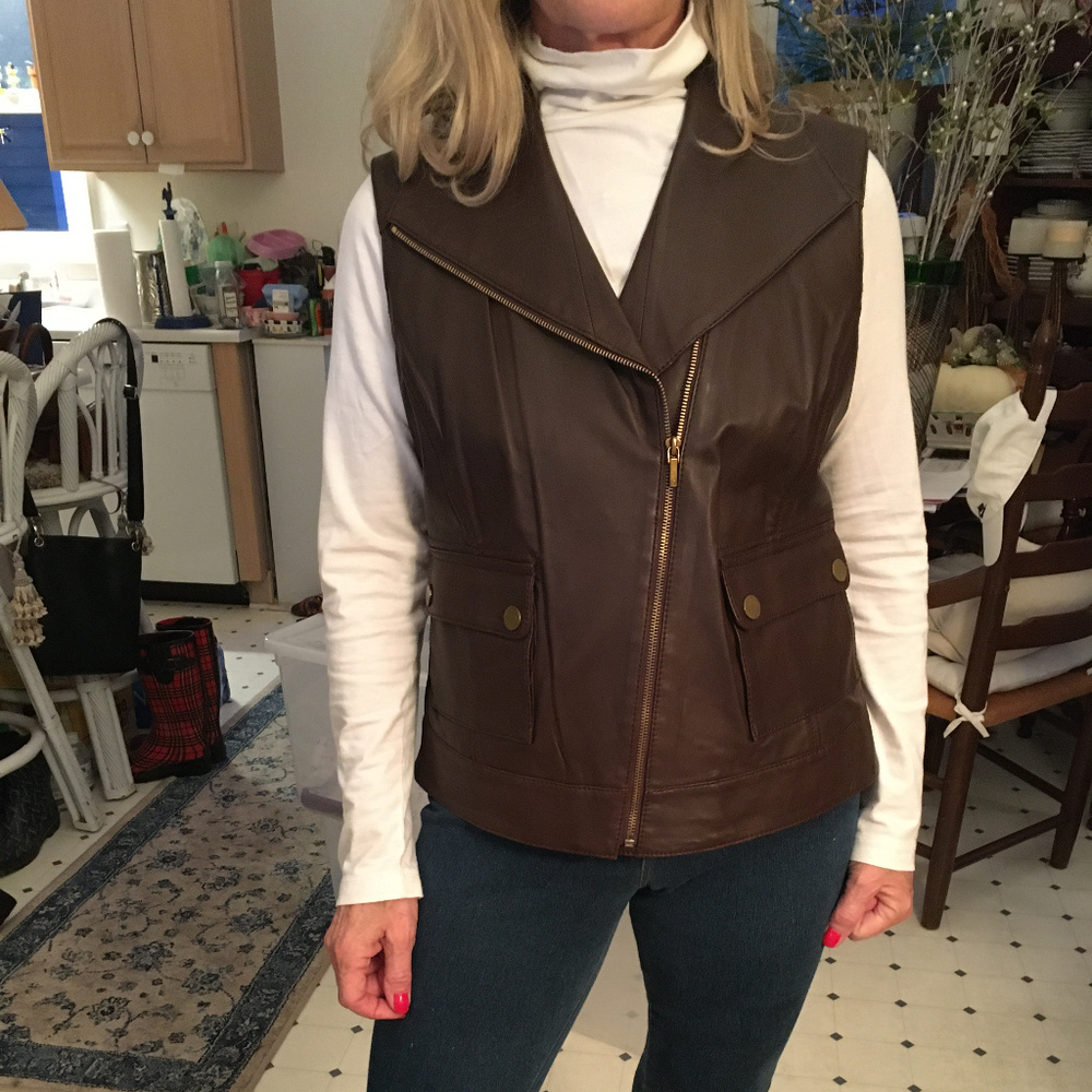 Tory Burch Leather Vest